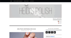 Desktop Screenshot of heidispolish.com